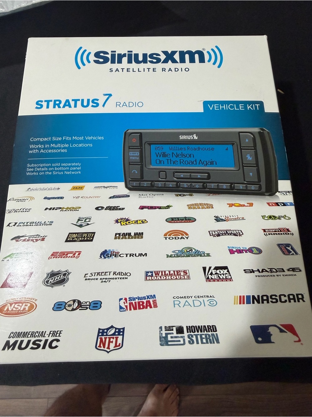 Stratus 7 Vehicle Kit - Black/Blue Receiver
